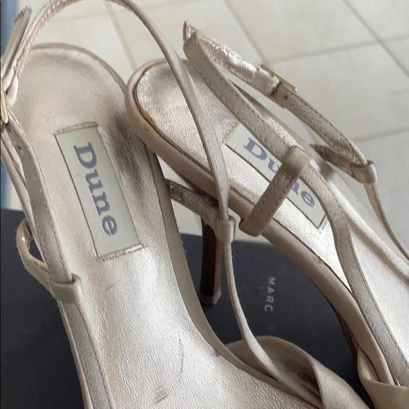 Champagne and Diamanté Sandals - Picture 2 of 4